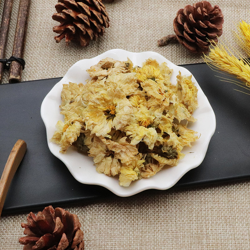 Hang Bai Ju White Chrysanthemum Tea Dried Flowers 500g Natural Sun Dried Herbal Tea - Image 3