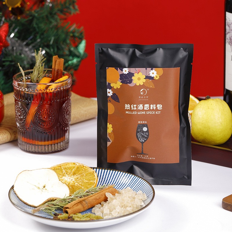 Mulled Wine Christmas Spice Pack 40g Boxed Aromatic Blend for Festive Hot Red Wine - Image 3
