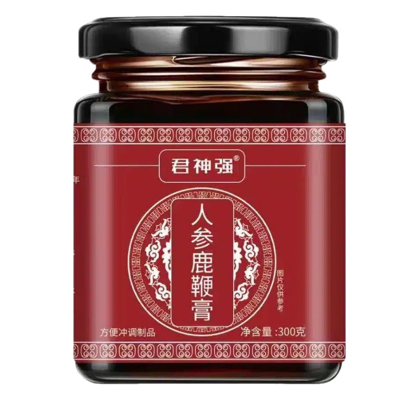 Jun Shen Qiang Ren Shen Lu Bing Gao Herbal Paste 300g Traditional TCM Male Wellness Supplement Ready to Eat - Image 5