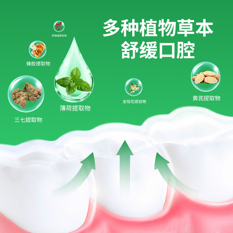 Honeysuckle Oral Care Gel 100g Tube Herbal Mouth Freshening Daily Oral Hygiene - Image 4
