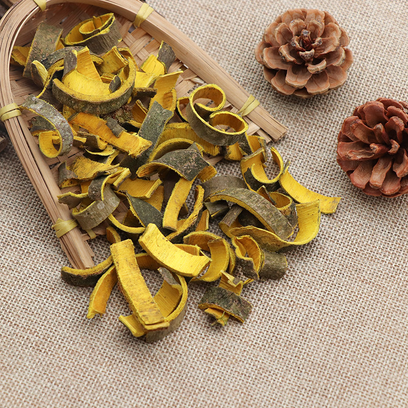 Huang Bai Phellodendron Bark Powder 500g Sulfur Free Dried Chinese Herbal Powder for Decoction and External Use - Image 2