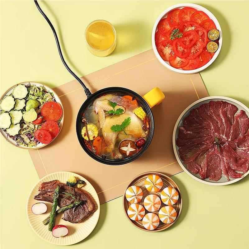 Multifunctional Mini Electric Cooker Steamer and Cooker All in One Non Stick Pot for Dorm Home Use - Image 2
