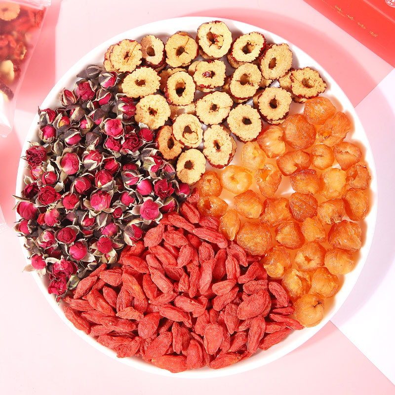 Longan Red Date Goji Herbal Tea Gui Yuan Hong Zao Gou Qi Cha 100g 10 Teabags Daily Wellness Brew - Image 2