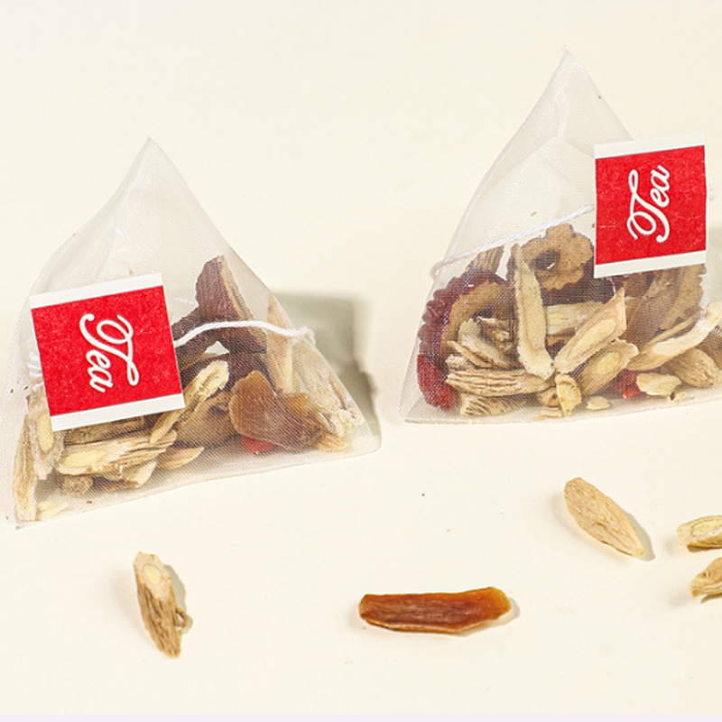 Red Ginseng Ophiopogon Herbal Tea Bags Hong Shen Mai Dong 20 Cold Brew Sachets for Daily Wellness - Image 3
