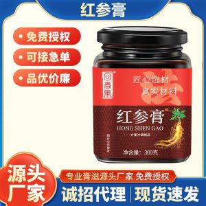 Red Ginseng Paste (Panax ginseng) — 300g Herbal Honey Paste, Food-Grade Convenience Paste