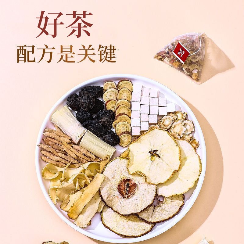 Yu Zhu Bai He Sheng Jin Shui Herbal Tea Bags — Nourishing Thirst-Quenching Blend with Fu Ling & Mai Dong - Image 4