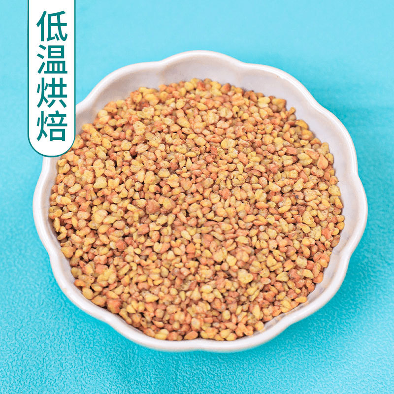 Roasted Yellow Tartary Buckwheat Tea Ku Qiao Mai 180g Canned Loose Herbal Tea - Image 4