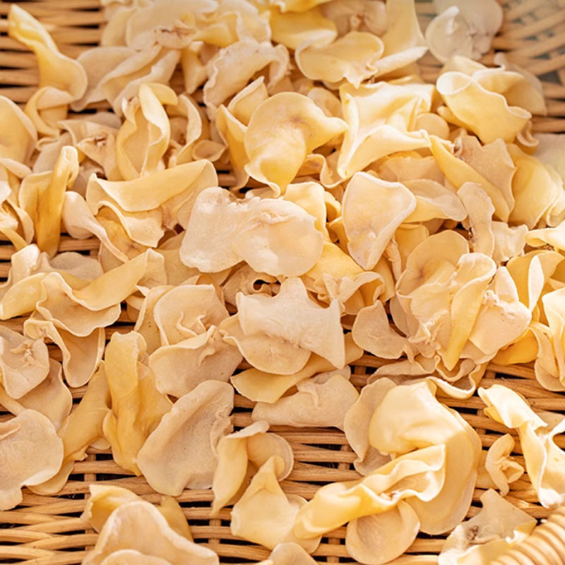 White Jade Wood Ear Mushroom (Tremella fuciformis) — Dried Snow Fungus, 500g - Image 4