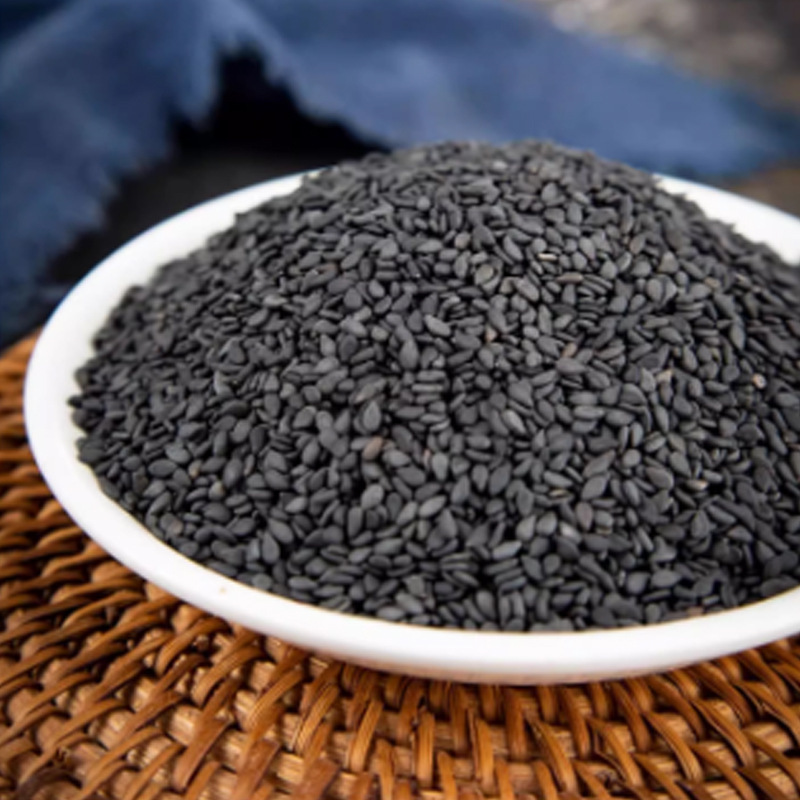 Roasted Black Sesame Seeds Hei Zhi Ma 500g Bag Ready to Eat Culinary Herb - Image 4