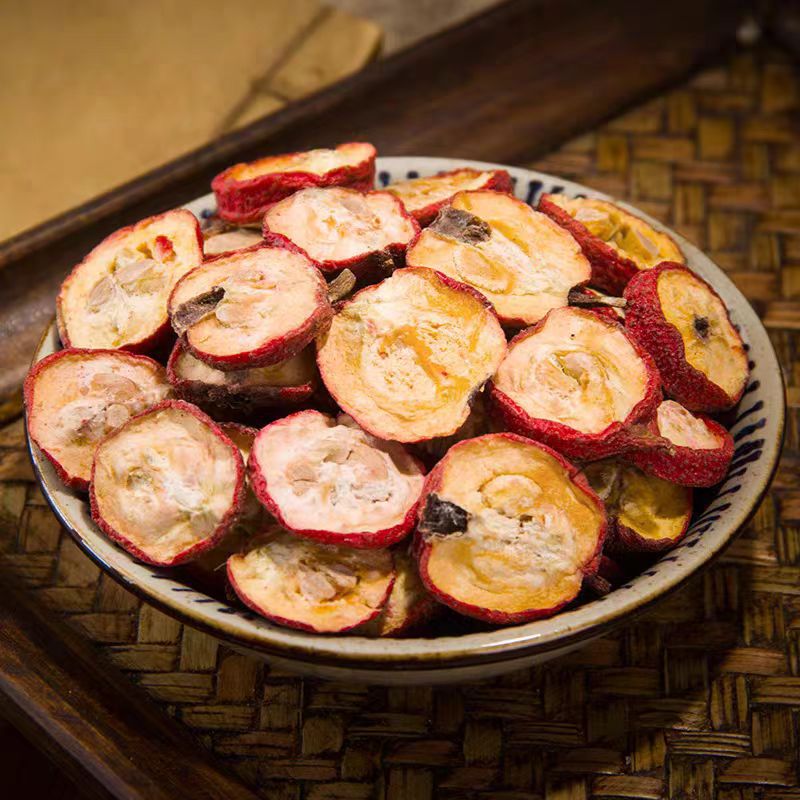 Dried Hawthorn Slices with Seed Shan Zha 500g Crataegus Fruit for Herbal Tea and Decoction - Image 3