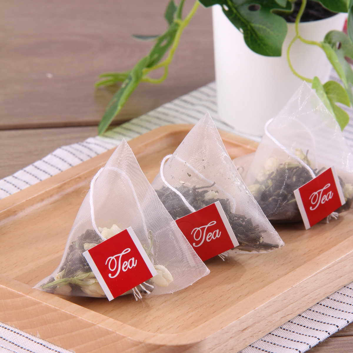 Jasmine Green Tea Pyramid Bags Mo Li Hua Cha Herbal Blend 75g - Image 3