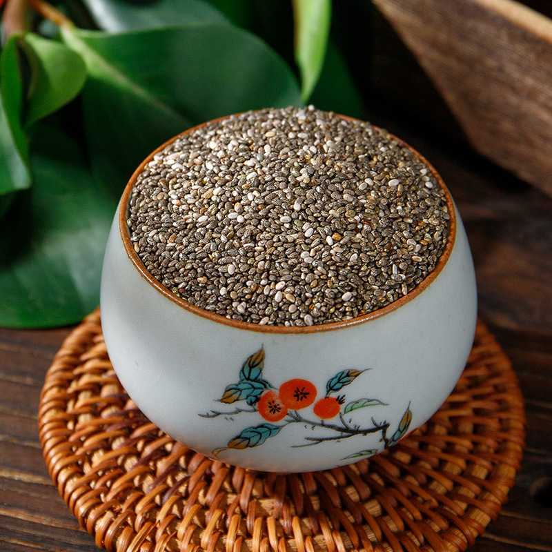 Chia Seeds (Salvia hispanica) — Raw Food-Herb Seed for Soaking, Blending & Grain Bowls - Image 2