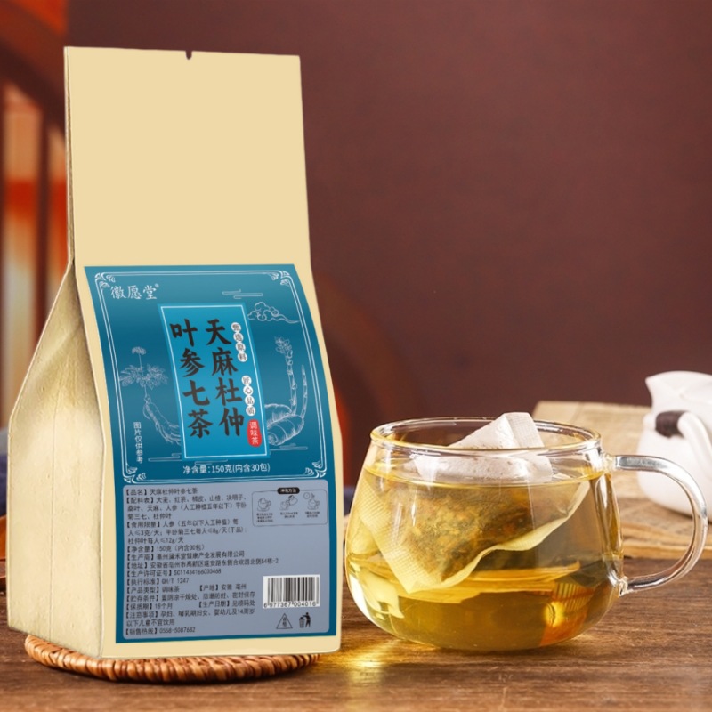 Tianma Duzhong Shenqi Herbal Tea Bag Blend 150g 30 Sachets Daily Wellness Infusion - Image 2
