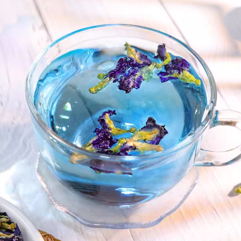 Dried Butterfly Pea Flowers Die Dou Hua Whole Blue Blossoms for Tea Drinks and Natural Food Coloring 500g - Image 3