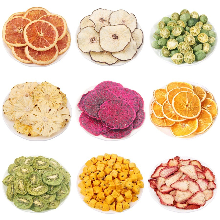 Freeze Dried Fruit Tea Series Yougan Shanzha Cili Lemon Fig Unsweetened 60g Jar - Image 3