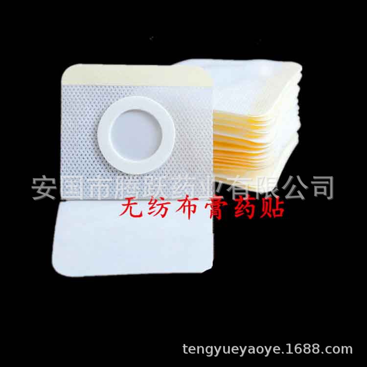 Blank Acupoint Patch 12x14cm Non-Woven Adhesive Plaster Base for Sanfu Sanfu Tian Topical Use - Image 3