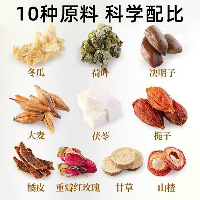 Winter Melon Lotus Leaf Tea Dong Gua He Ye Cold Brew Herbal Tea 15g x 15 Cans Sugar Free - Image 3