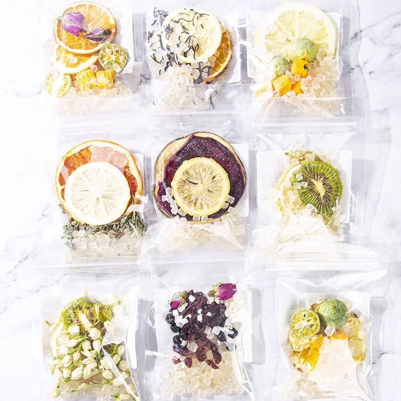 Freeze Dried Fruit Tea Blend Pineapple Mango Drink 50g Cold Brew Flower Tea Individually Bagged - Image 4
