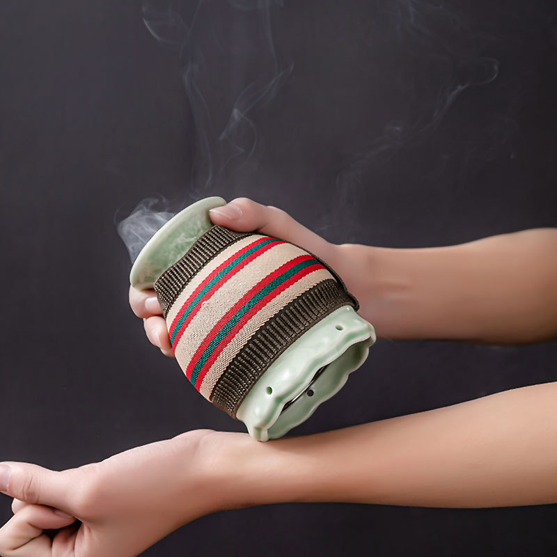 Moxa Burner Jar Portable Warm Moxibustion Tool for Neck Body Massage and Gua Sha Therapy - Image 3