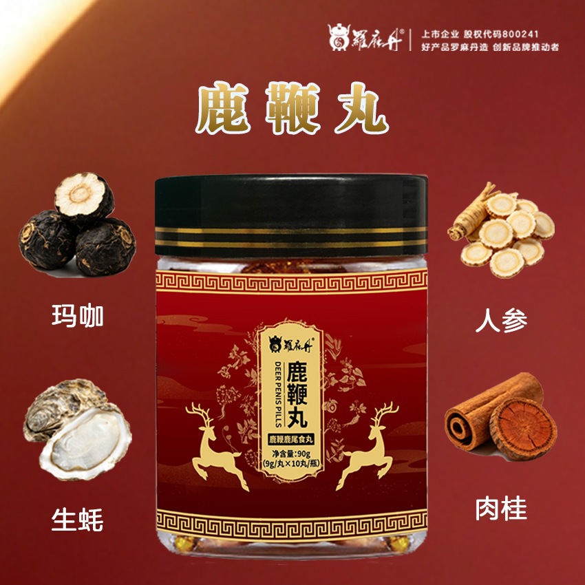 Deer Whip Wellness Pills Lu Bian Wan Honey-Based Herbal Supplement for Adult Men 100ml Bottle - Image 3