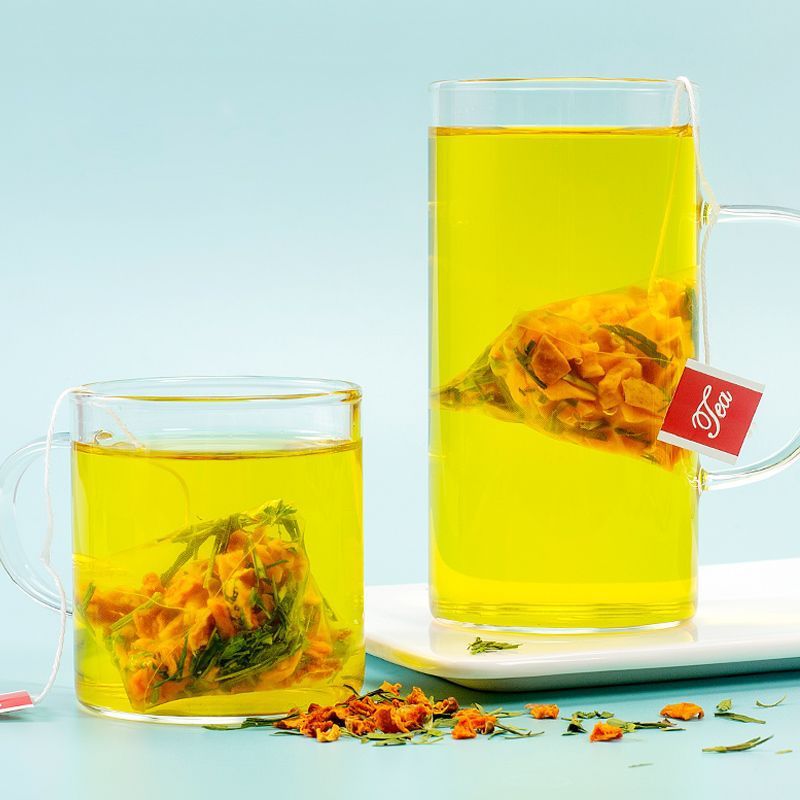 Pumpkin Leaf Herbal Tea Nan Gua Zhu Ye Cha 25 Triangle Tea Bags 5g Each Sugar Free Daily Wellness Brew - Image 4
