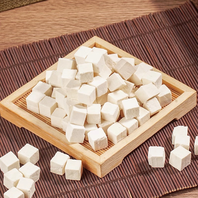 Poria Fu Ling 100g Dried White Poria Cubes for Soup and Tea - Image 3