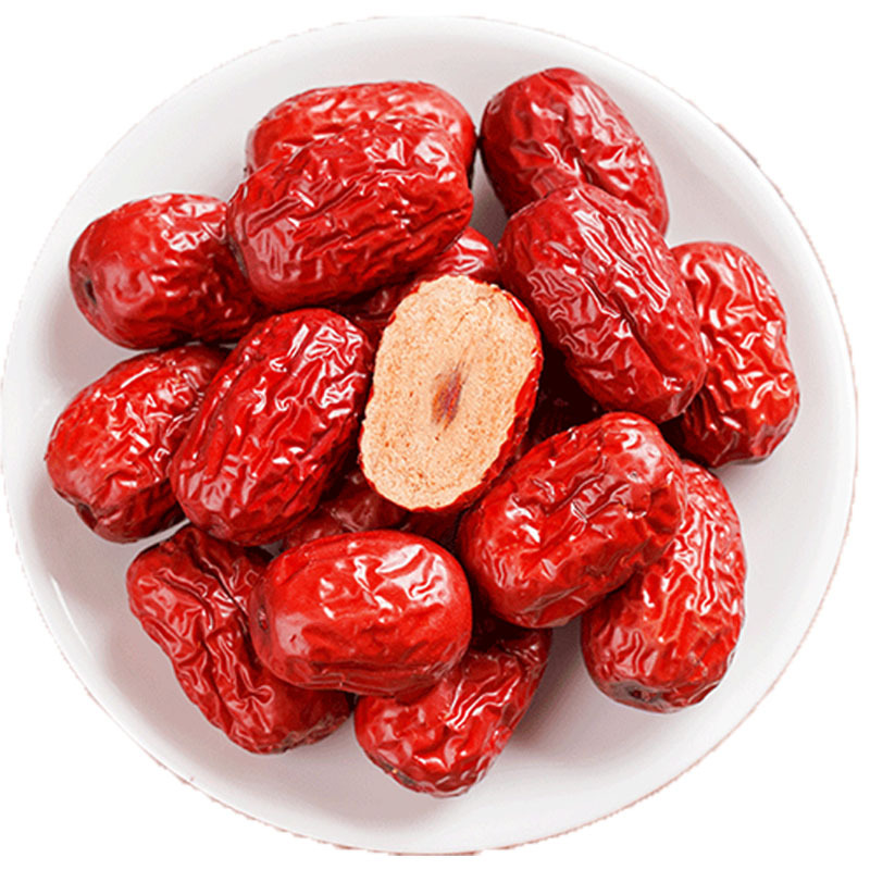 Hetian Red Dates 500g Dried Jujube Fruit for Soup Congee and Tea - Image 5