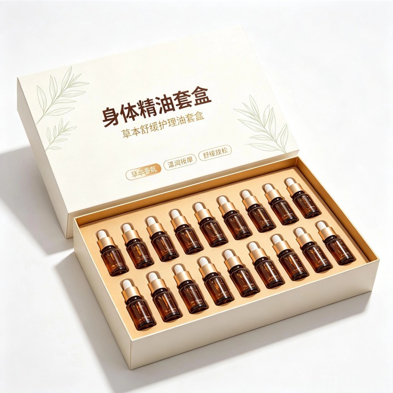 Ginger Back Therapy Essential Oil Set Warming Massage Kit for Spa and Wellness Studio Use Customizable - Image 5