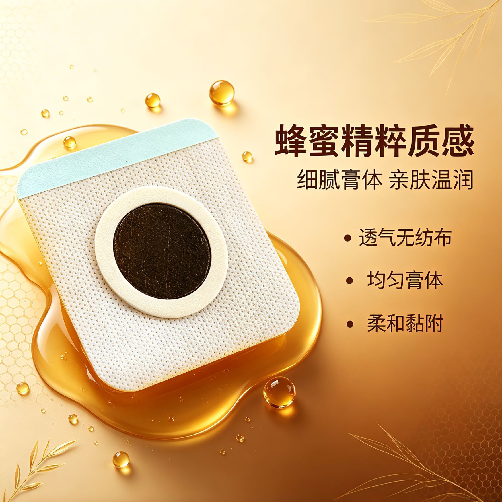 Honey Herbal Patch Mifeng Tie 6x7cm Warming Moxibustion Belly Button Patch for Wellness Care - Image 4
