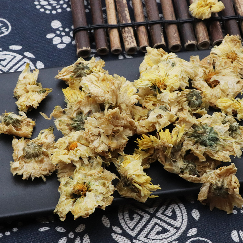 Hang Bai Ju White Chrysanthemum Tea Dried Flowers 500g Natural Sun Dried Herbal Tea - Image 4