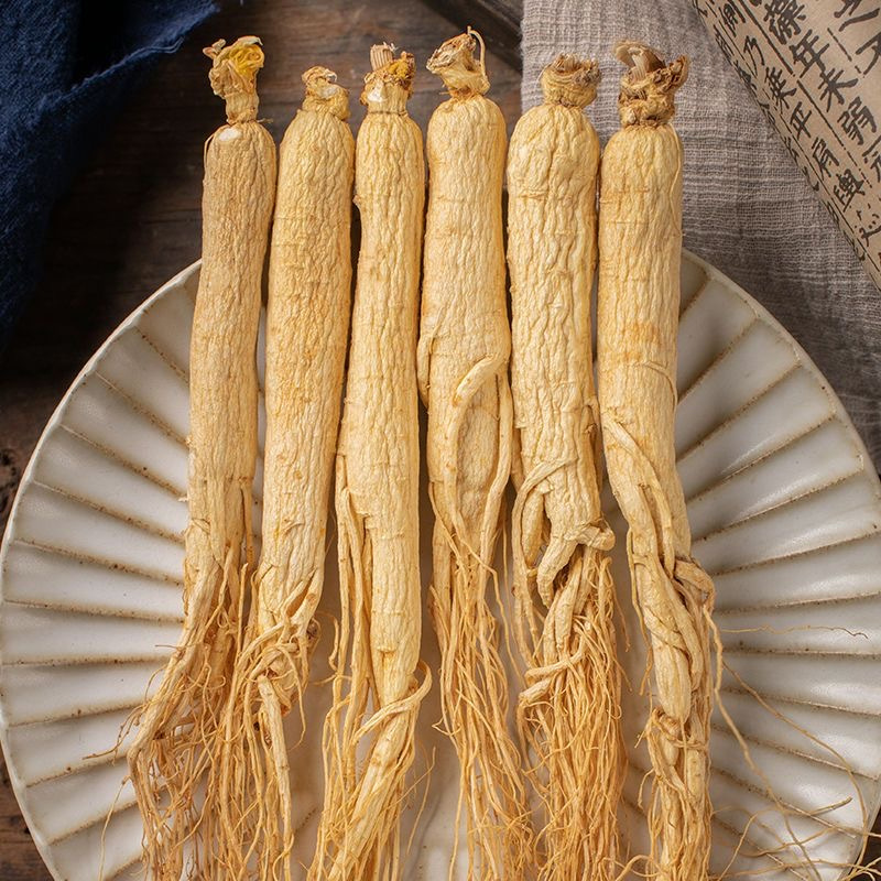 Ginseng Root Ren Shen Whole Dried White Ginseng for Soup and Wine Infusion 500g - Image 3