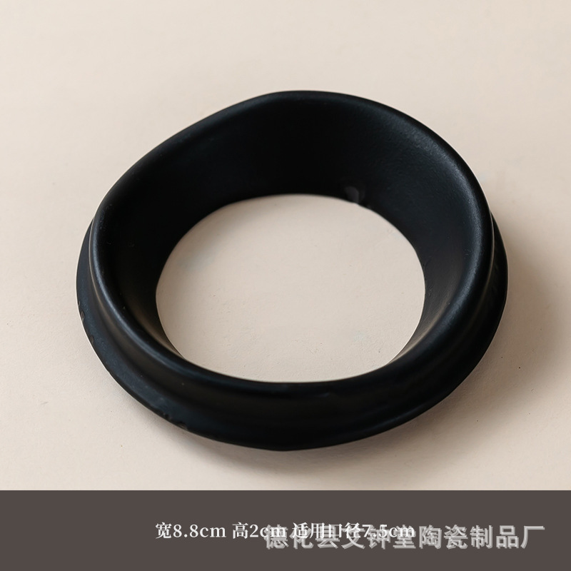 Ceramic Moxa Gua Sha Stone Ring Handheld Moxibustion Jar Accessory Style 10 - Image 3