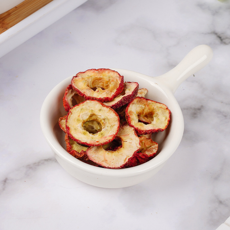 Hawthorn Slices (Crataegus pinnatifida) — Dried Hawthorn Fruit Rings for Tea, 80g Jar - Image 3
