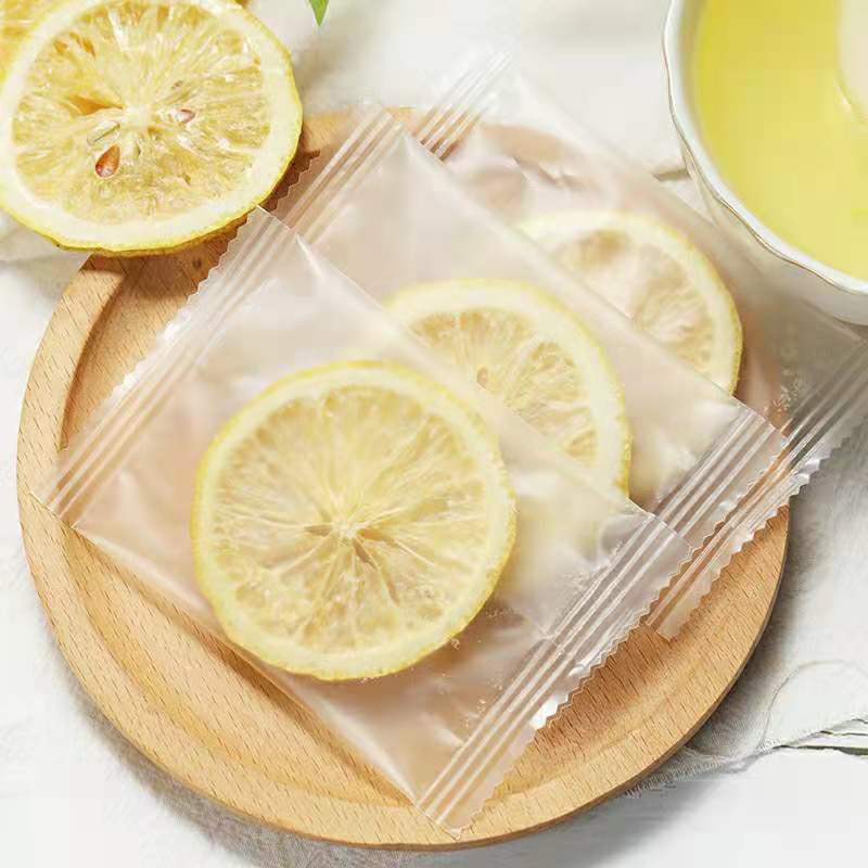 Dried Lemon Slices Ning Meng Pian Freeze Dried Fruit Tea Slices for Cold Brew and Summer Drinks 20 Slices per Bag - Image 2