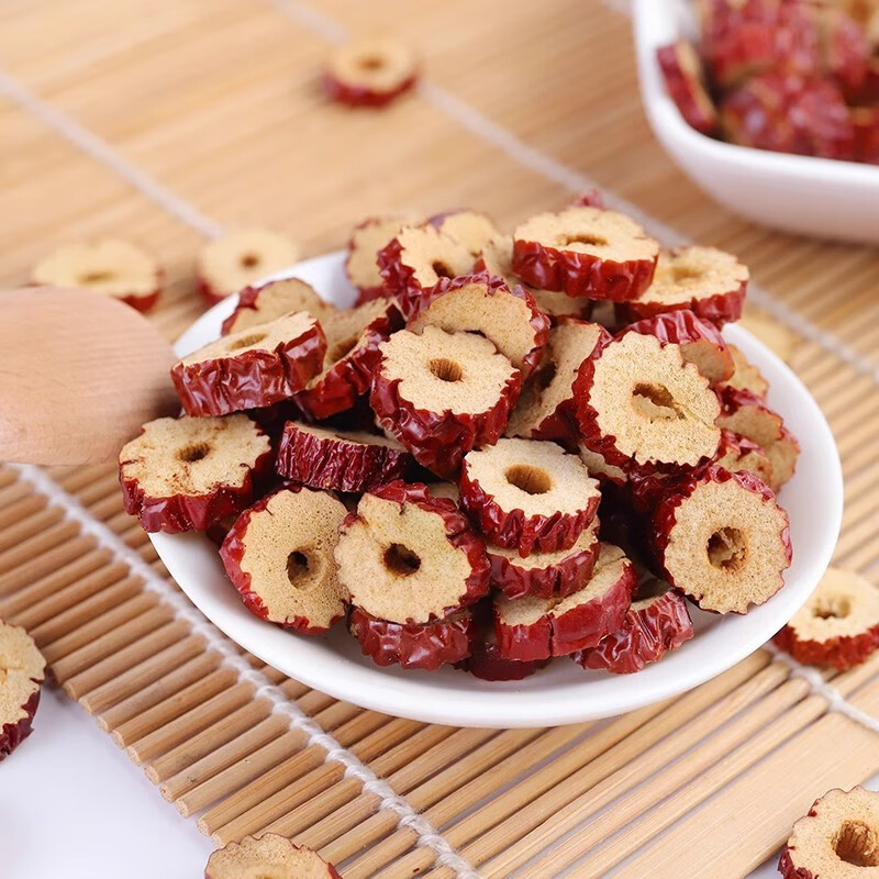 Pitted Red Date Slices Hong Zao 500g Xinjiang Dried Jujube Chips for Tea and Cooking - Image 4