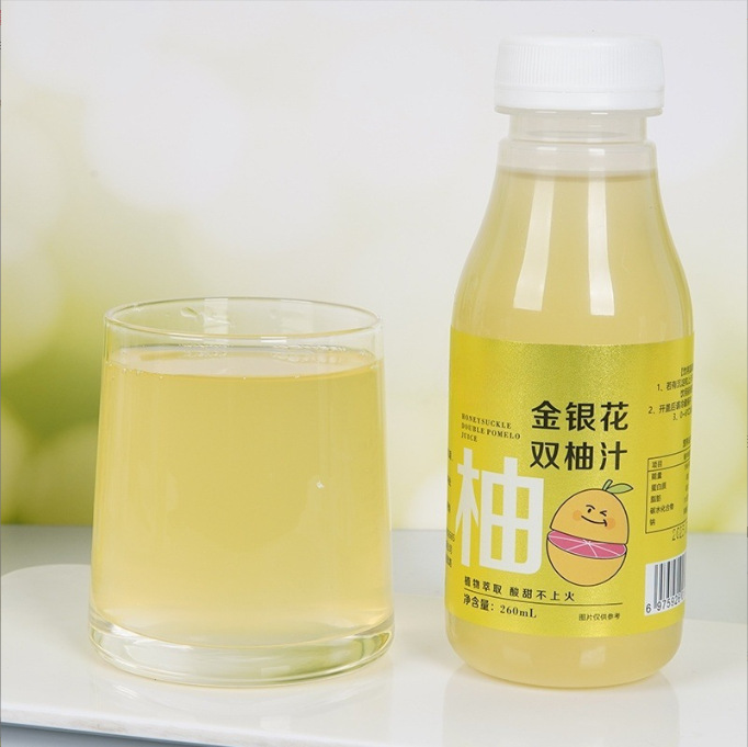 Honeysuckle Pomelo Juice Drink 260ml Bottle Sweet Tangy Plant Beverage Summer Refreshment - Image 3