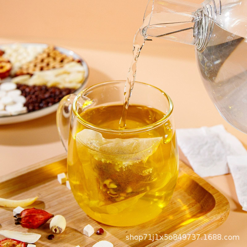 Sour Jujube Seed Lily Poria Mulberry Gardenia Tea Bags Suan Zao Ren Fu Ling Bai He Wellness Tea 150g - Image 4