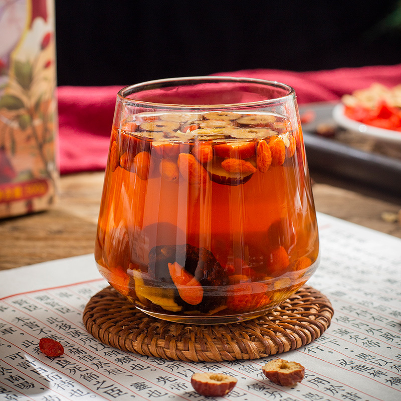 Brown Sugar Ginger Tea with Jujube and Hawthorn Jiang Zao Cha Traditional Warming Herbal Drink - Image 3