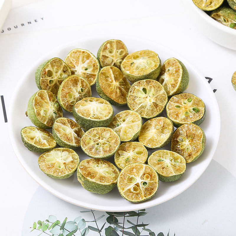 Freeze-Dried Green Kumquat (Citrus microcarpa) — Cold-Brew Fruit Tea Ingredient - Image 2