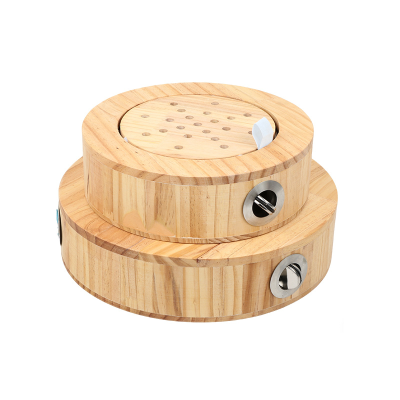 Solid Wood Moxibustion Stool Seat Warm Moxa Device for Hip and Lower Back Home Use Small Size - Image 5
