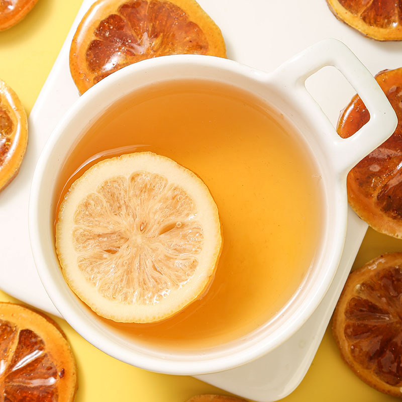Brown Sugar Freeze-Dried Lemon Slices (Citrus limon) — 500g Loose Food-Herb Lemon Tea - Image 3