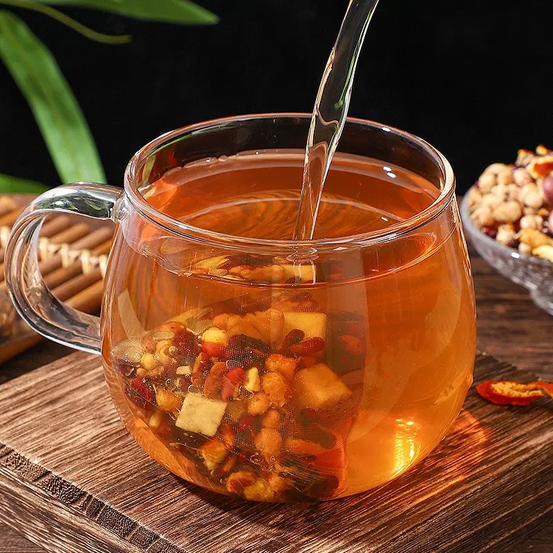 Poria Coix Barley Wellness Tea Fu Ling Yi Mi Cha 8g x 20 Bags Traditional Herbal Flower Tea - Image 2