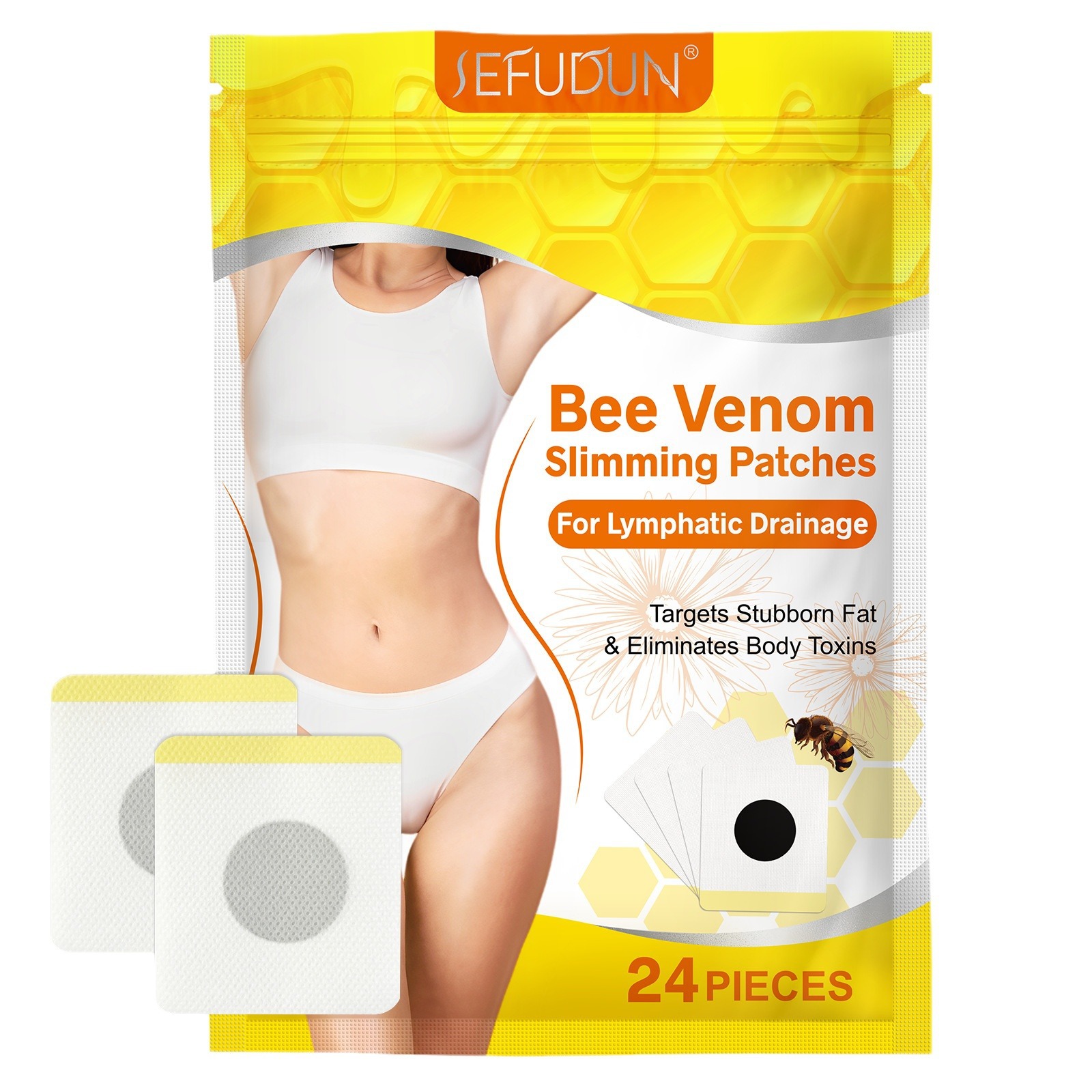 Slimming Navel Patch Body Care Self Adhesive 10 Patches Per Box - Image 4