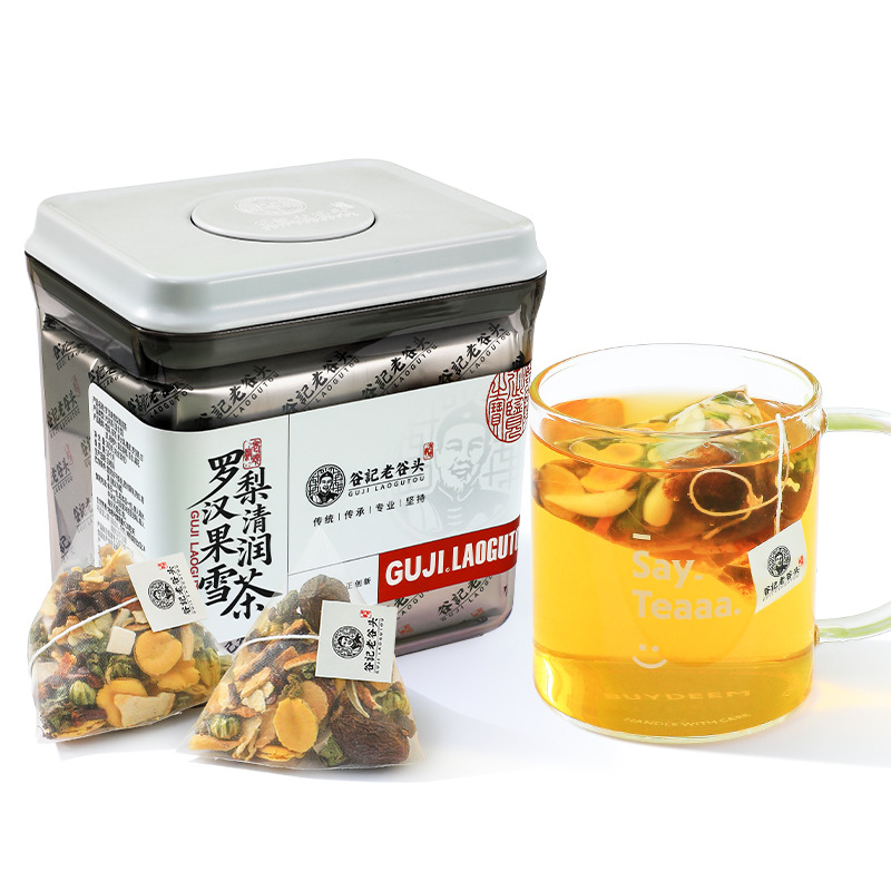 Luo Han Guo Pang Da Hai Pear Tea Blend 300g Herbal Fruit Tea for Throat Comfort - Image 5