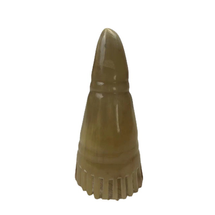 Natural Buffalo Horn Comb Fine and Wide Teeth Massage Comb Gua Sha Board Acupoint Stick 15-20cm - Image 5