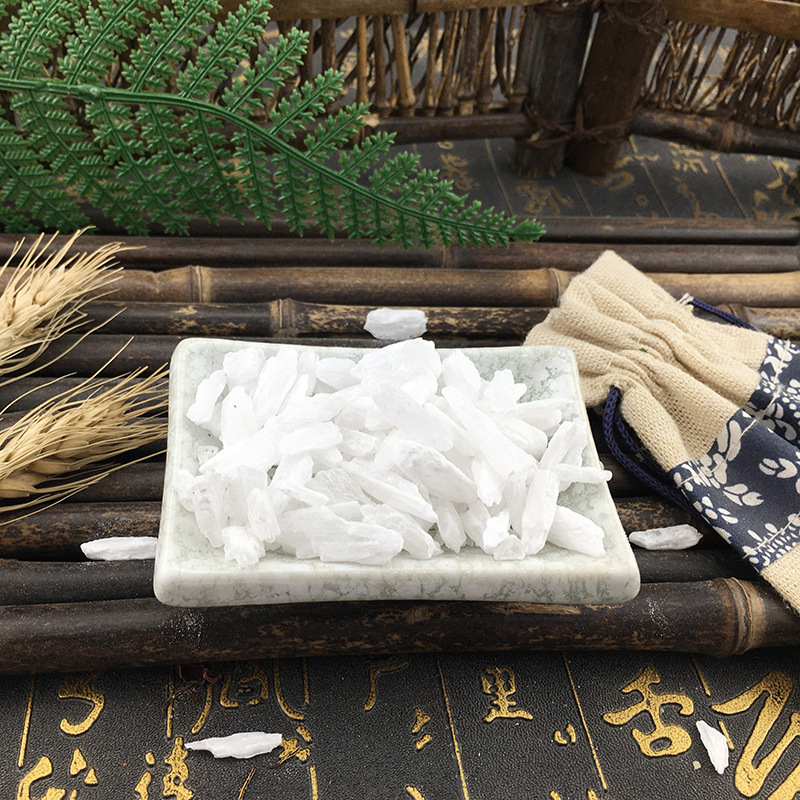 Raw Gypsum Mineral Granules Shi Gao 生石膏 Traditional TCM Decoction Herb 500g - Image 3