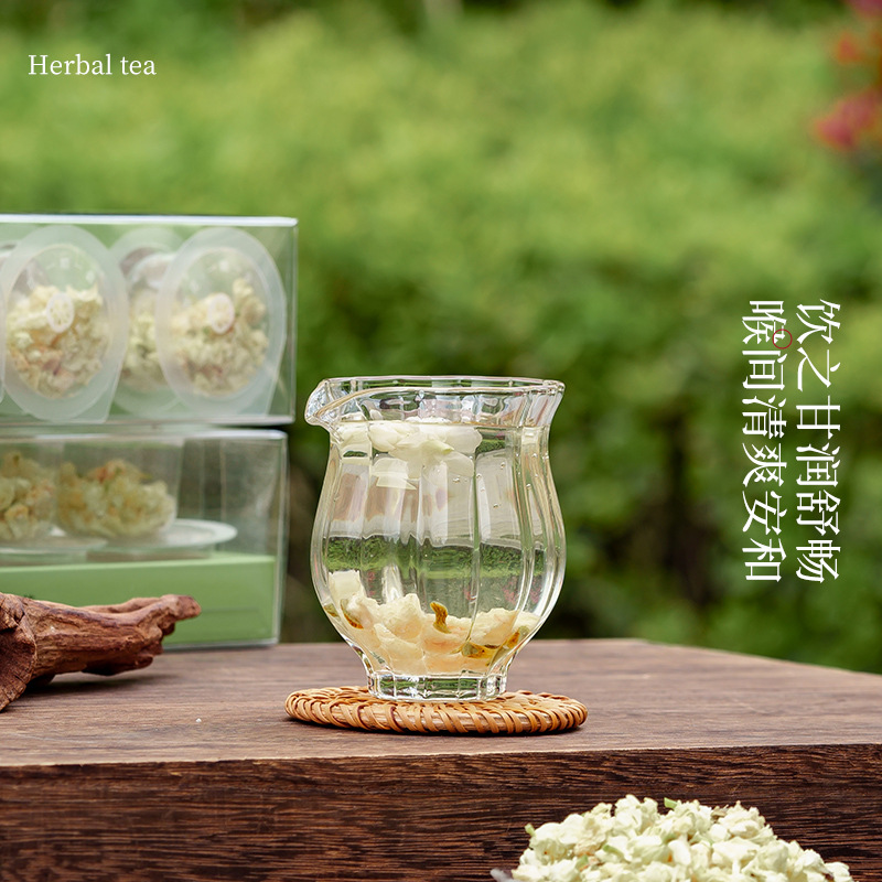 Dendrobium Snow Pear Jasmine Flower Tea 35g Sugar Free Hot Brew Herbal Blend - Image 2