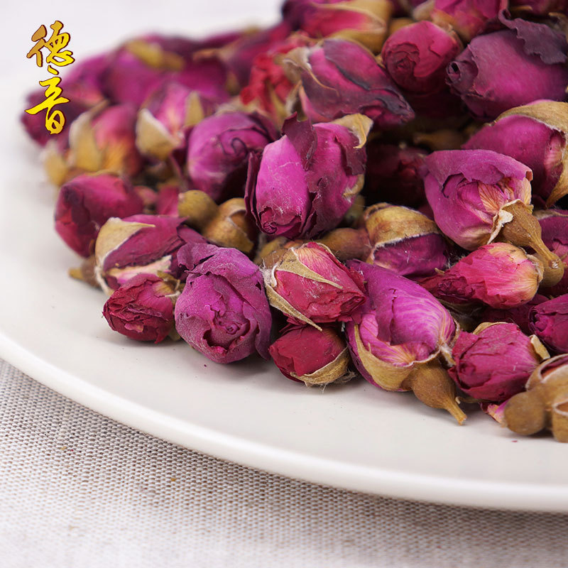 Dried Chinese Rose Flower Buds Yue Ji Hua 500g Loose Herbal Tea for Infusions and Blends - Image 2