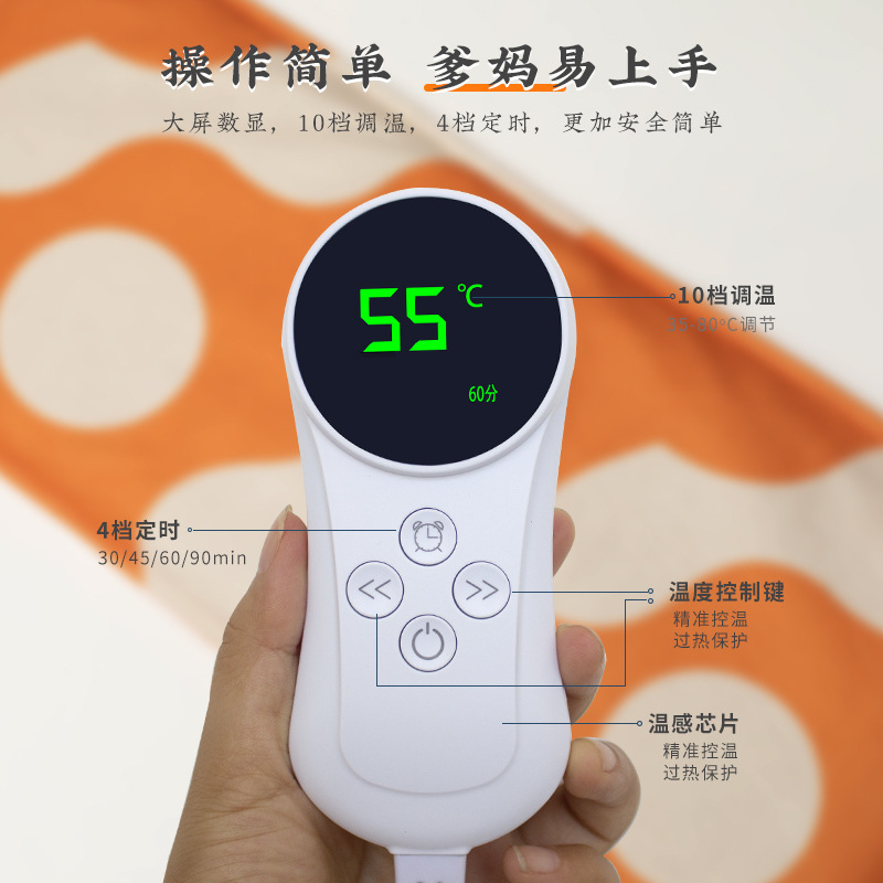Sea Salt Heat Therapy Bag Electric Heating Compress for Waist Abdomen Shoulder Neck Home Use - Image 4