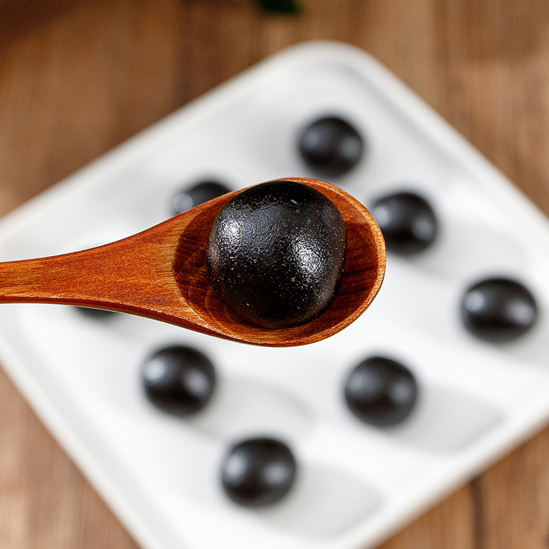 Nine-Steam Nine-Sun Dried Huang Jing Pills (Polygonatum sibiricum) — Traditional Handcrafted Herbal Paste Pills - Image 3